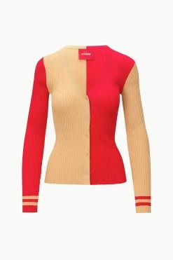 THE STAUD NFL CARGO SWEATER | SAN FRANCISCO 49ERS -Staud Outlet Store STAUD CARGOSWEATERXNFL SWEATER SANFRANCISCO49ERS FANATICS 23 ECOM 1