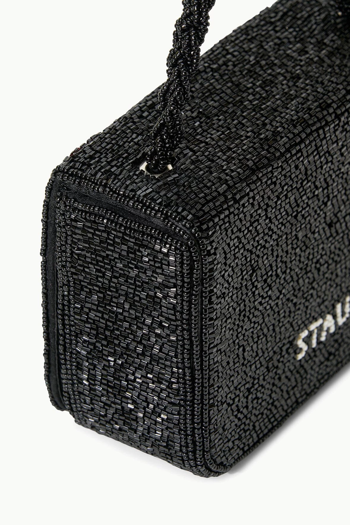 CARMEN BEADED BOX BAG | BLACK 3 CARMEN BEADED BOX BAG | BLACK - Image 3