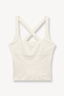 CARRY TOP | IVORY -Staud Outlet Store STAUD CARRY TOP IVORY SUPF 23 ECOM 1
