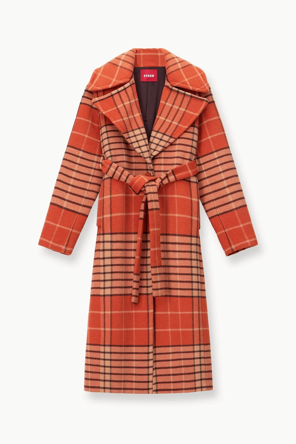 CARVER COAT | PERSIMMON MEGA PLAID 6 CARVER COAT | PERSIMMON MEGA PLAID - Image 6