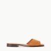 CASPIAN SLIDE | TAN SUEDE