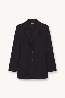 CITY BLAZER | BLACK 10 CITY BLAZER | BLACK -Staud Outlet Store STAUD CITY JACKET BLAZER BLACK FALL 23 ECOM 1