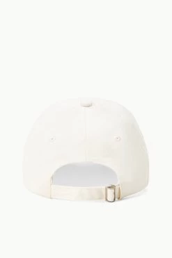COURT HAT | WHITE -Staud Outlet Store STAUD COURT HAT IVORY SUPF 23 ECOM 3