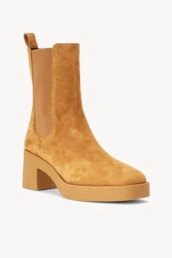 CYBIL BOOT | CASHEW SUEDE -Staud Outlet Store STAUD CYBIL BOOT CASHSUEDE SEASON 22 ECOM 2