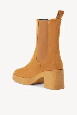 CYBIL BOOT | CASHEW SUEDE -Staud Outlet Store STAUD CYBIL BOOT CASHSUEDE SEASON 22 ECOM 3