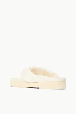 DAHLIA PLATFORM | CREAM -Staud Outlet Store STAUD DAHLIA PLATFORM BLACK SPRING 23 ECOM 3