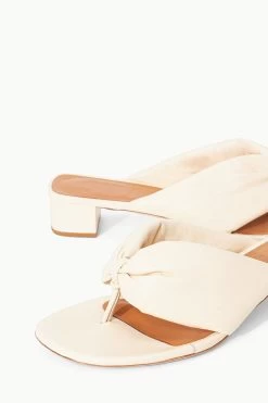 DAHLIA SANDAL | CREAM -Staud Outlet Store STAUD DAHLIA SANDAL CREAM SPRING 23 ECOM 4