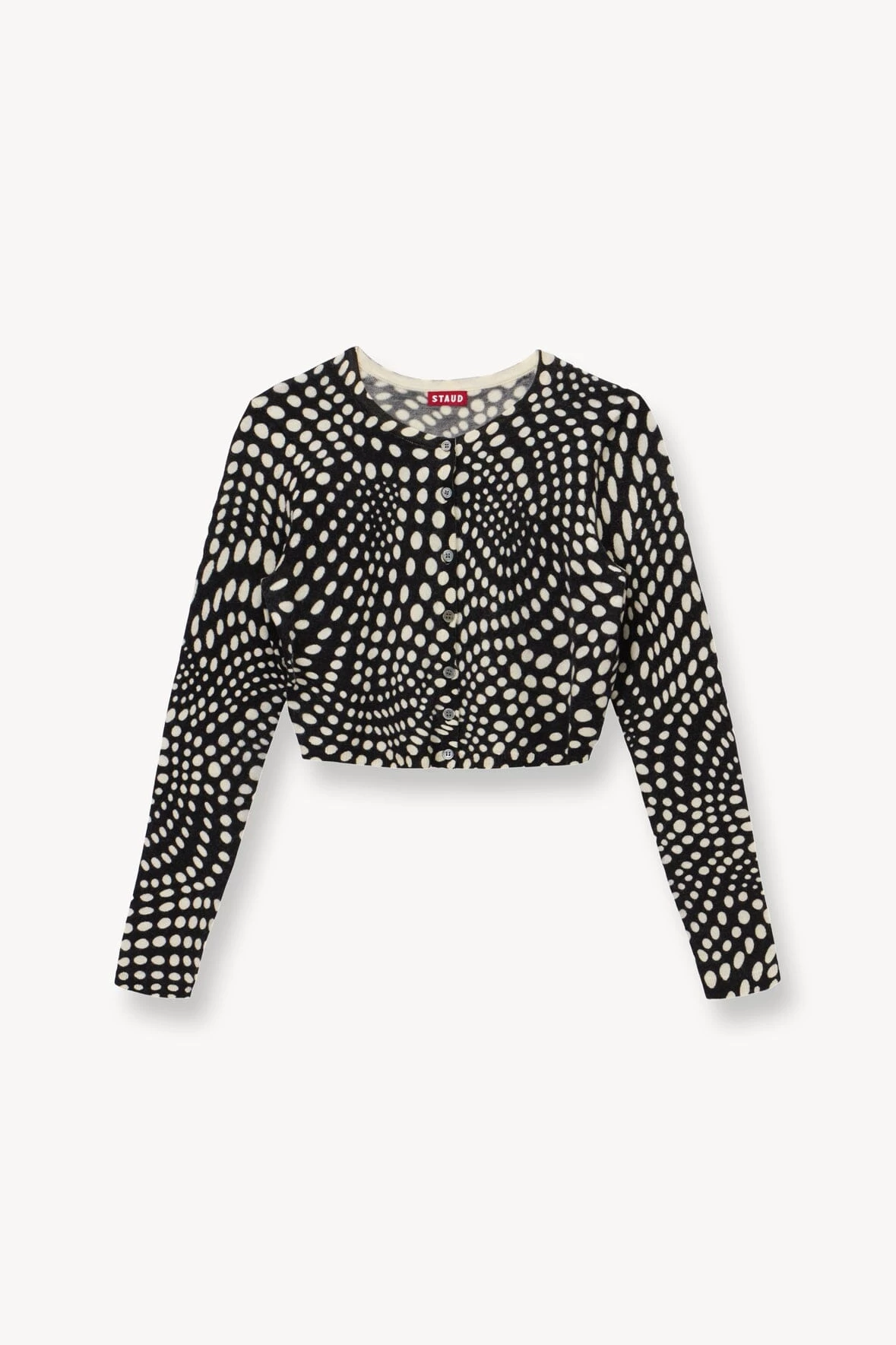 DEANNA SWEATER | BLACK WAVY DOT 6 DEANNA SWEATER | BLACK WAVY DOT - Image 6