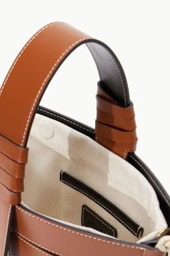 DIAMOND MINI TOTE | TAN CREAM -Staud Outlet Store STAUD DIAMONDMINI TOTE TANCREAM SPRING 23 ECOM 4