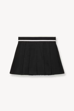 DOUBLES SKIRT | BLACK -Staud Outlet Store STAUD DOUBLES SKIRT BLACK SUPF 23 ECOM 1