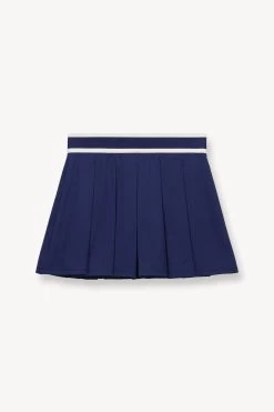 DOUBLES SKIRT | NAVY 10 DOUBLES SKIRT | NAVY -Staud Outlet Store STAUD DOUBLES SKIRT NAVY SUPF 23 ECOM 1