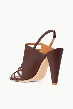 EMMA HEEL | MAHOGANY 6 EMMA HEEL | MAHOGANY -Staud Outlet Store STAUD EMMA HEEL MAHOGANY SUPF 23 ECOM 3