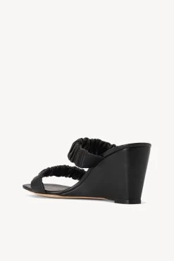 FRANKIE WEDGE | BLACK 15 FRANKIE WEDGE | BLACK -Staud Outlet Store STAUD FRANKIE WEDGE BLK SEASON 22 ECOM 3