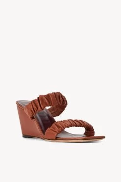 FRANKIE WEDGE | TAN 12 FRANKIE WEDGE | TAN -Staud Outlet Store STAUD FRANKIE WEDGE TAN SEASON 22 ECOM 2
