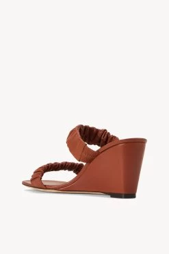 FRANKIE WEDGE | TAN 16 FRANKIE WEDGE | TAN -Staud Outlet Store STAUD FRANKIE WEDGE TAN SEASON 22 ECOM 3