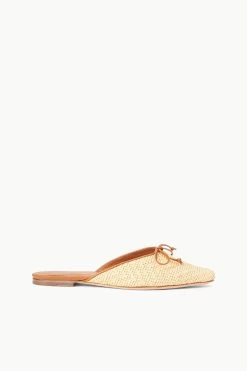 GINA MULE | NATURAL RAFFIA