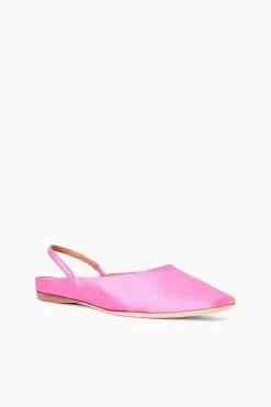 JANINE MULE | BLOSSOM SATIN -Staud Outlet Store STAUD JANINE MULE BLOSSOMSATIN SPRING 23 ECOM 2