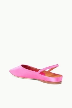 JANINE MULE | BLOSSOM SATIN -Staud Outlet Store STAUD JANINE MULE BLOSSOMSATIN SPRING 23 ECOM 3