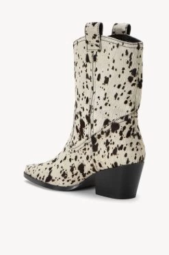 JUNE BOOT | BLACK WHITE HAIRCALF -Staud Outlet Store STAUD JUNE BOOT BWHCCALFHAIR SEASON 22 ECOM 3