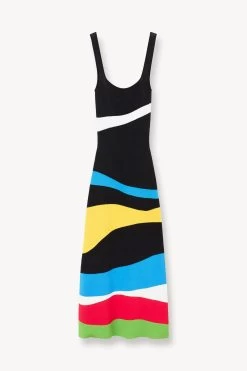 KATIE DRESS | MARBLE WAVE 10 KATIE DRESS | MARBLE WAVE -Staud Outlet Store STAUD KATIE DRESS MARBLE WAVE SUPF 23 ECOM 1