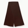 KNIT MERINO SCARF | DARK CHOCOLATE