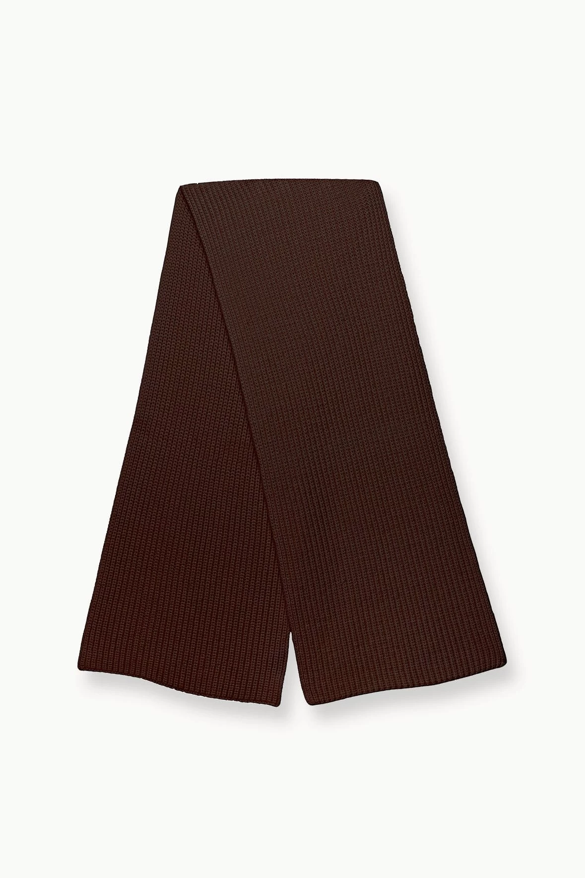 KNIT MERINO SCARF | DARK CHOCOLATE 1 KNIT MERINO SCARF | DARK CHOCOLATE