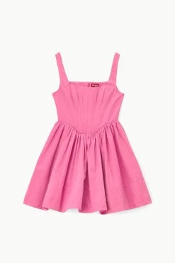 LANDSCAPE DRESS | LOLLIPOP -Staud Outlet Store STAUD LANDSCAPE DRESS LOLLIPOP FALL 22 ECOM 1 R1