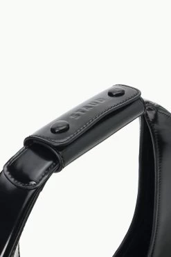 LARGE MOON BAG | BLACK POLISHED -Staud Outlet Store STAUD LARGEMOOON TOTEBAG BLACK FALL 23 ECOM 4