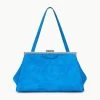 LENNON SHOULDER BAG | DIRECTOR BLUE SUEDE