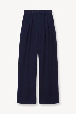 LUISA PANT | NAVY SUITING -Staud Outlet Store STAUD LUISA PANT NAVY SUPF 23 ECOM 1