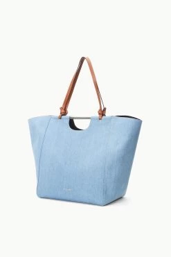 MAR TOTE | DENIM BLUE 10 MAR TOTE | DENIM BLUE -Staud Outlet Store STAUD MAR TOTE DENIMBLUE FALL 23 ECOM 2