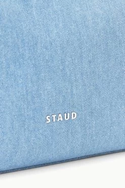 MAR TOTE | DENIM BLUE 14 MAR TOTE | DENIM BLUE -Staud Outlet Store STAUD MAR TOTE DENIMBLUE FALL 23 ECOM 4