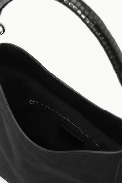 MEL BAG | BLACK SUEDE -Staud Outlet Store STAUD MEL BAG BLACK FALL 23 ECOM 3