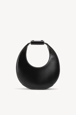 MINI MOON BAG | BLACK -Staud Outlet Store STAUD MINI MOON BAG BLACK HOLIDAY 22 ECOM 2 7f9d765d 4bee 4389 81af 470cdeffb13b