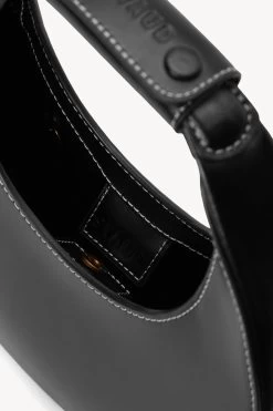 MINI MOON BAG | BLACK -Staud Outlet Store STAUD MINI MOON BAG BLACK HOLIDAY 22 ECOM 4 b3634297 341a 4915 8196 7eb6f37d47a1