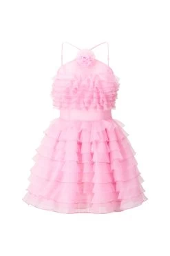 MINI FLORIAN DRESS | TULIP -Staud Outlet Store STAUD MINIFLORIANDRESS TULIP ECOM 1