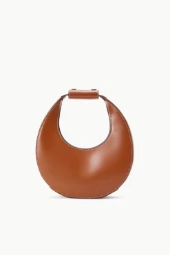MINI MOON BAG | TAN -Staud Outlet Store STAUD MINIMOON BAG TAN HOLIDAY 22 ECOM 2