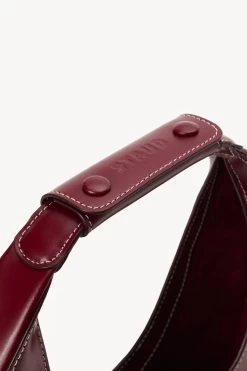 MOON BAG | RASPBERRY -Staud Outlet Store STAUD MOON BAG BORDEAUX HOLIDAY 22 ECOM 3