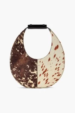 MOON SPLIT BAG | MIXED HAIRCALF