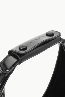 MOON BAG | BLACK POLISHED -Staud Outlet Store STAUD MOON TOTEBAG BLACK FALL 23 ECOM 4