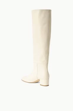 NANCY BOOT | CREAM -Staud Outlet Store STAUD NANCY BOOT CREAM FALL 22 ECOM 3
