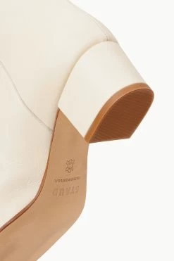 NANCY BOOT | CREAM -Staud Outlet Store STAUD NANCY BOOT CREAM FALL 22 ECOM 4