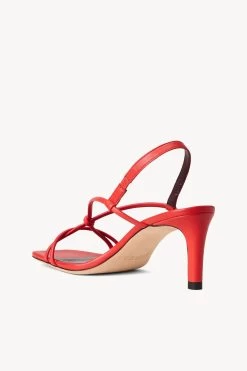 NICOLETTE HEEL | CHERRY -Staud Outlet Store STAUD NICOLETTE HEEL CHERRY FALL 22 ECOM 3
