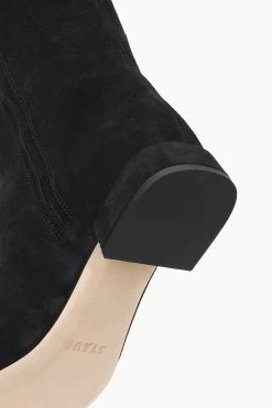 OLGA BOOT | BLACK SUEDE -Staud Outlet Store STAUD OLGA BOOT BLACK FALL 23 ECOM 4