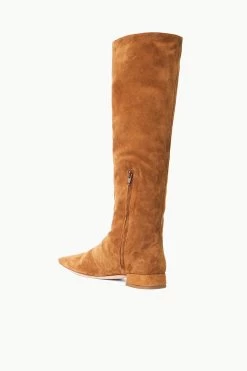 OLGA BOOT | TAN SUEDE -Staud Outlet Store STAUD OLGA BOOT TAN FALL 23 ECOM 3
