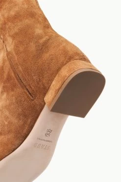 OLGA BOOT | TAN SUEDE -Staud Outlet Store STAUD OLGA BOOT TAN FALL 23 ECOM 4