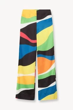 OSCAR PANT | MARBLE WAVE -Staud Outlet Store STAUD OSCAR PANT MARBLE WAVE SUPF 23 ECOM 1