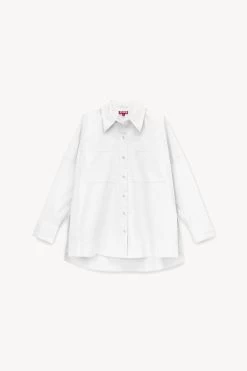 PAYTON TOP | WHITE -Staud Outlet Store STAUD PAYTON TOP WHITE SPRING 23 ECOM 1