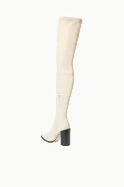 PAZ OVER THE KNEE BOOT | CREAM -Staud Outlet Store STAUD PAZOTK BOOT CREAM FALL 23 ECOM 3