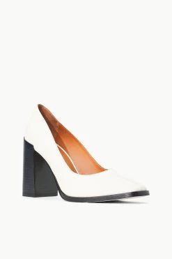 PAZ PUMP | CREAM -Staud Outlet Store STAUD PAZ PUMP CREAM FALL 23 ECOM 2